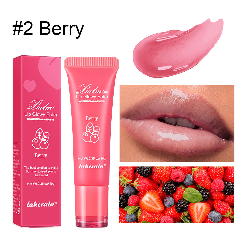 Bella Bliss Cosmetics Berry Lip Glowy Balm, a moisturizing lip gloss for women with a glossy finish