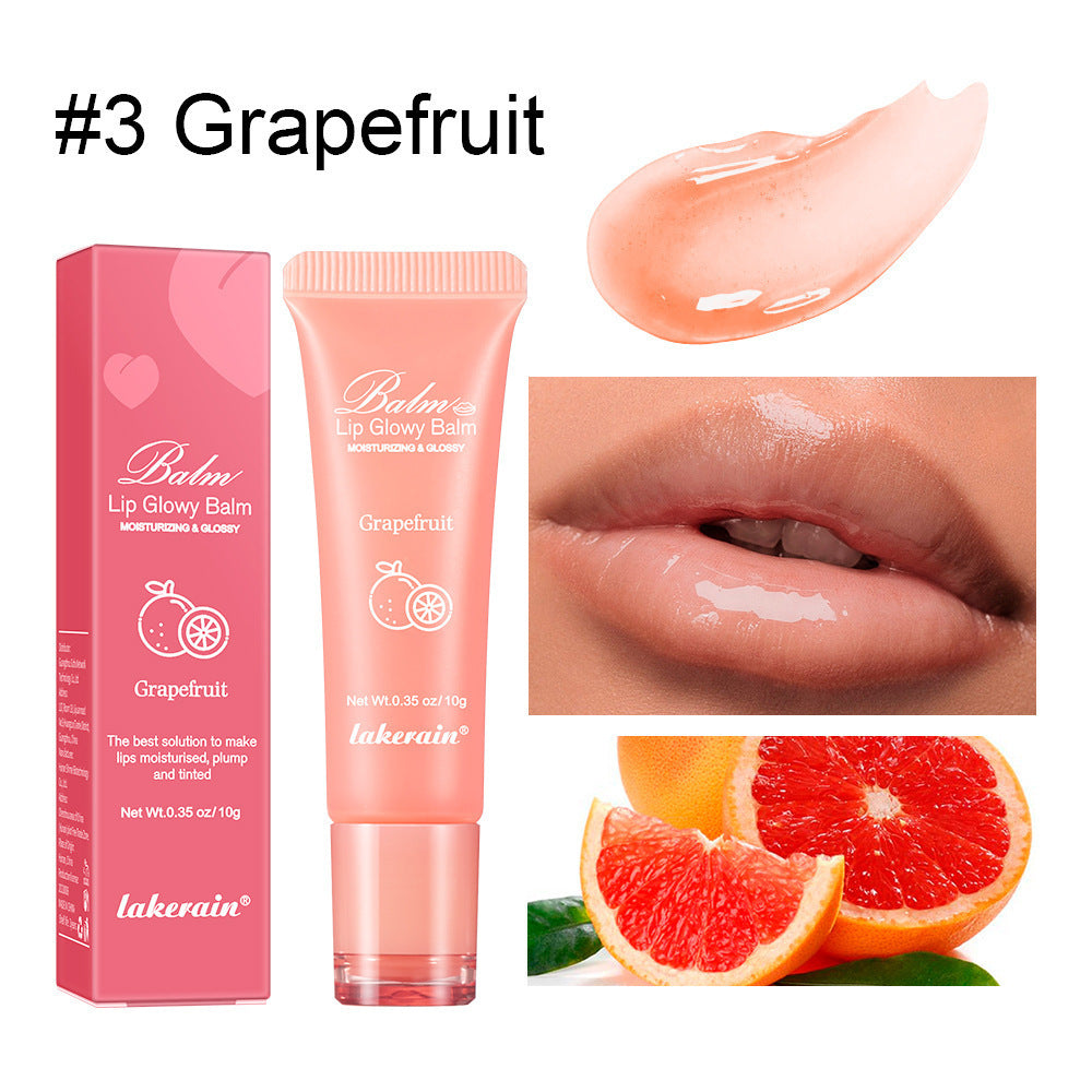 Bella Bliss Cosmetics Grapefruit Lip Glowy Balm, a moisturizing lip gloss for women with fruity scent