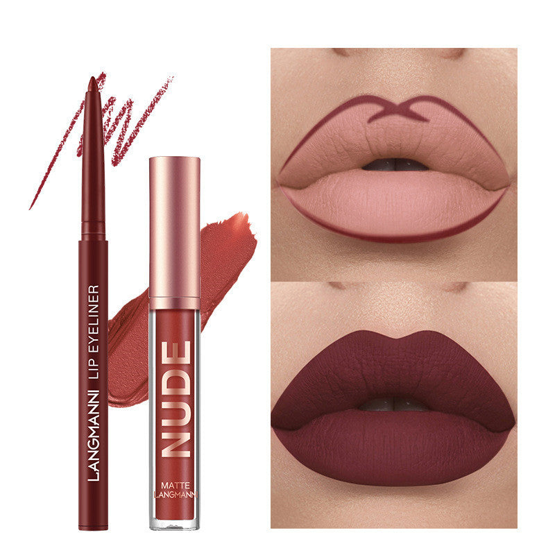 12 piece lip makeup gift set for girls featuring lip liners, matte lipsticks, and swatches for perfect application