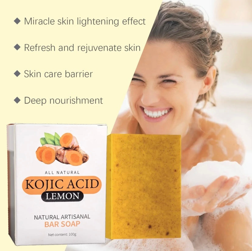 Bella Bliss original Japanese kojic acid soap for dark spots with skin lightening and nourishing benefits