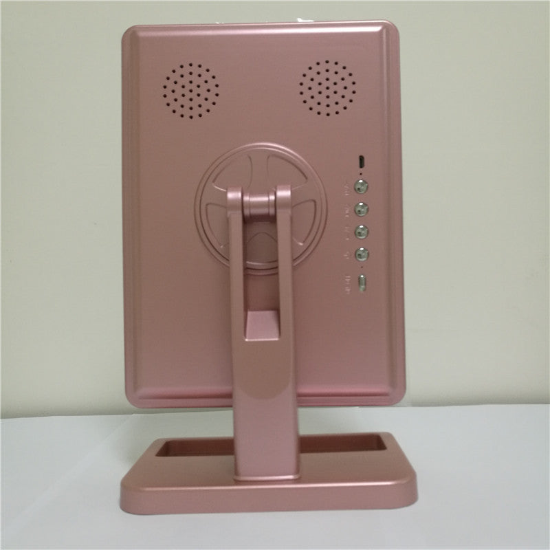 Bella Bliss touch screen makeup mirror with lights in elegant rose gold finish for flawless beauty application