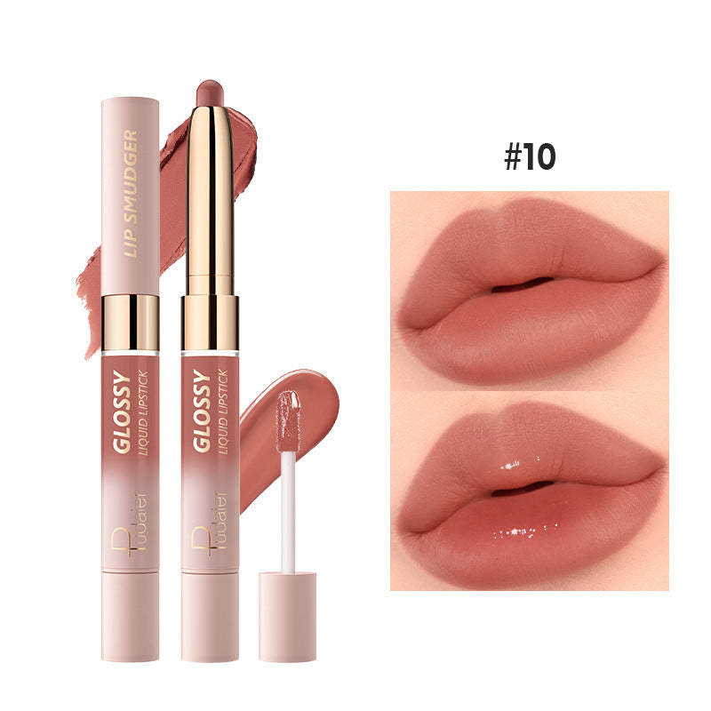 Bella Bliss Cosmetics 10-color lipstick and lip gloss set featuring creamy shades for versatile looks
