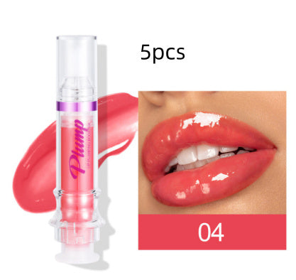 Bella Bliss Cosmetics plumping liquid lipstick in vibrant shade 04 for a full, glossy pout