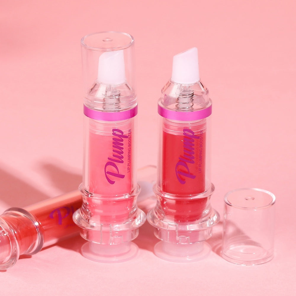 Bella Bliss Cosmetics Plumping Liquid Lipstick in two vibrant shades for fuller, luscious lips