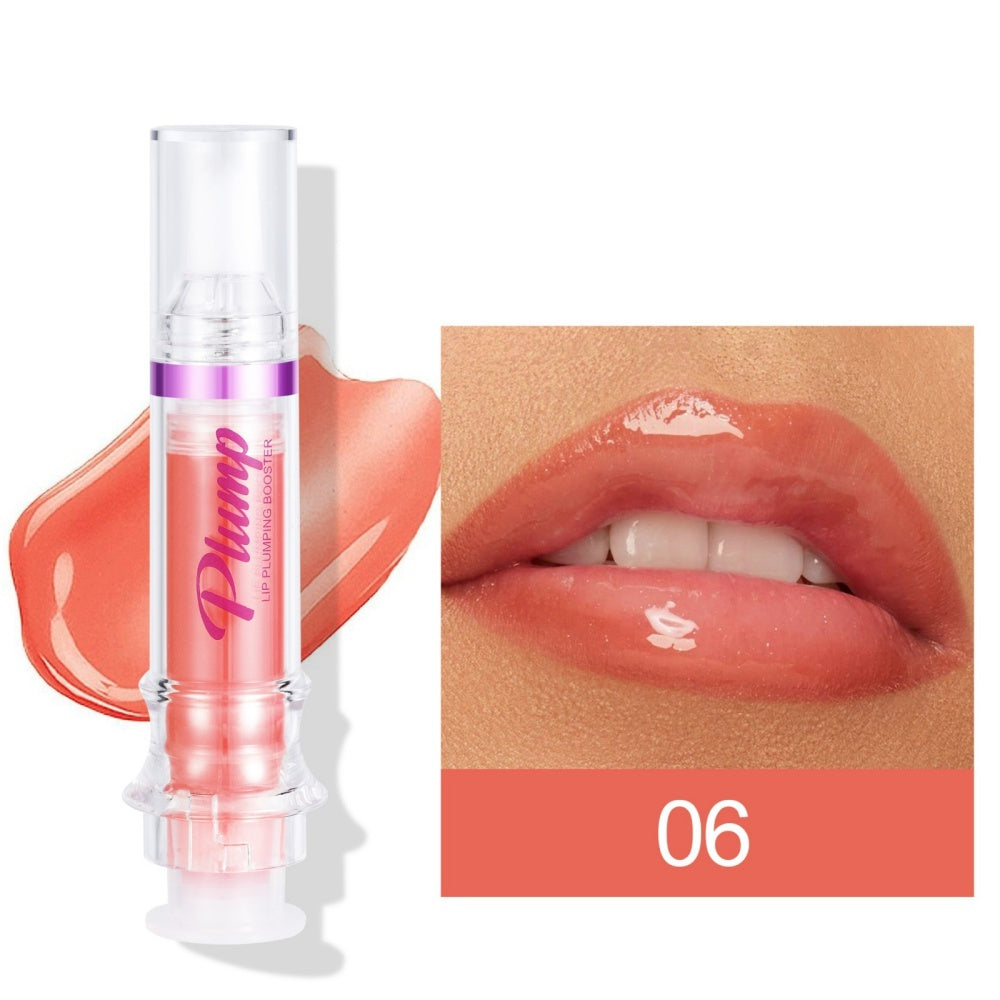 Bella Bliss Cosmetics Plumping Liquid Lipstick in shade 06 with a glossy finish and applicator