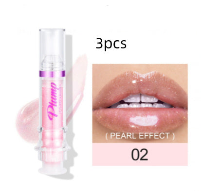 Bella Bliss Cosmetics Plumping Liquid Lipstick in Pearl Effect for glossy, fuller lips with three pieces