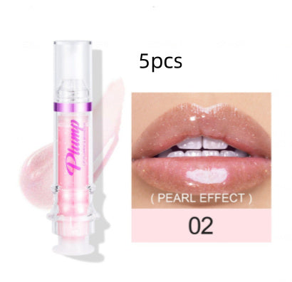Bella Bliss Cosmetics Plumping Liquid Lipstick in Pearl Effect with a glossy finish for fuller lips